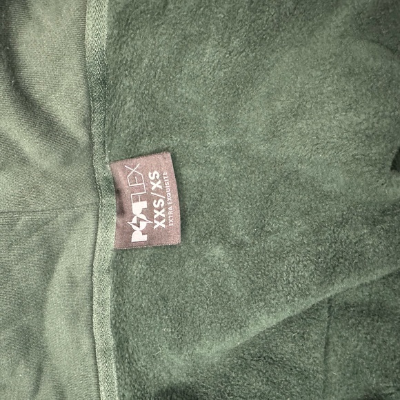 POPFLEX Forest Green zip cloud Women's Hoodie - Picture 7 of 7